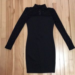 Little Black Dress with Lace